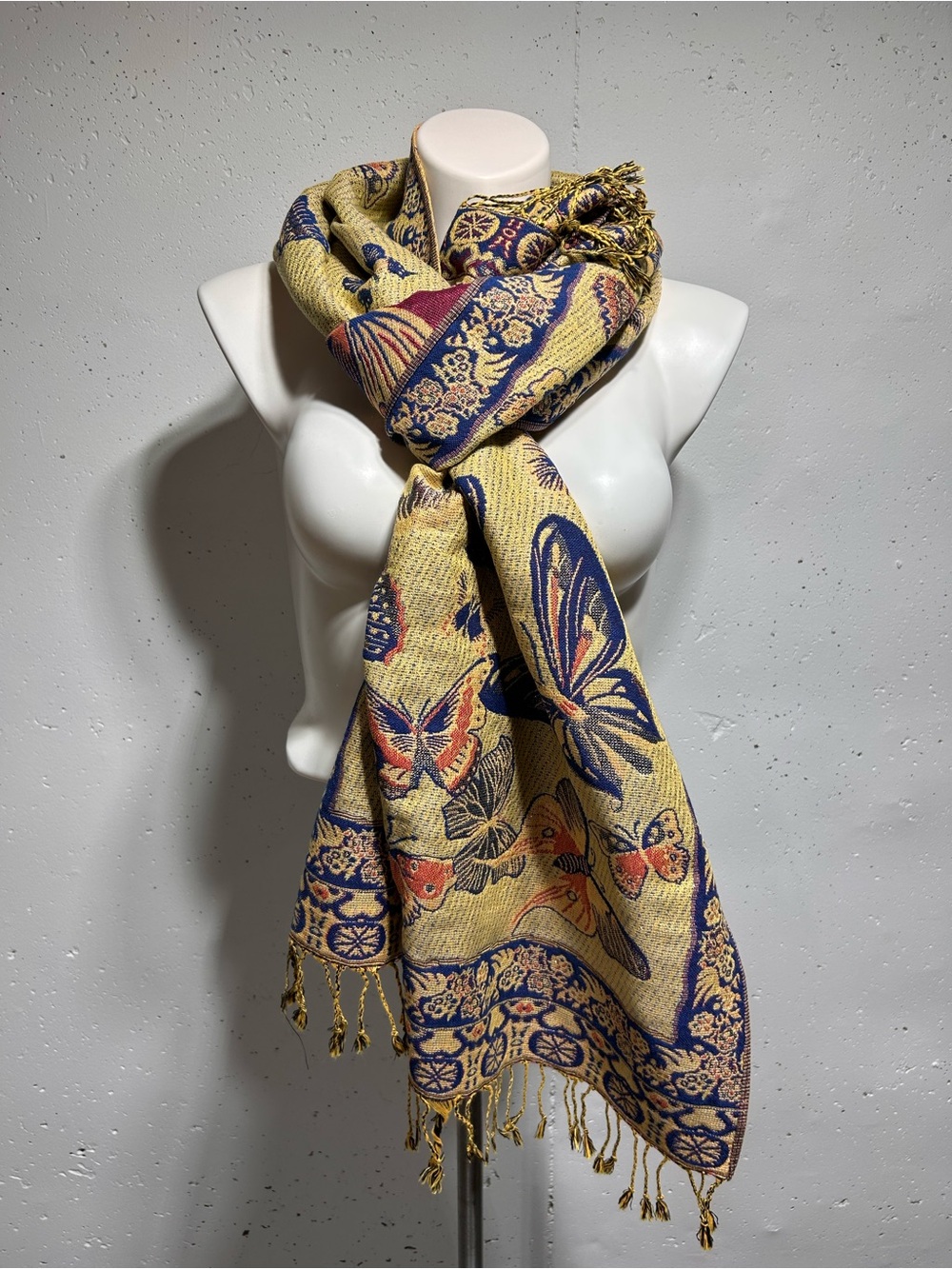 Women's Double-Sided Butterfly Scarf Shawl